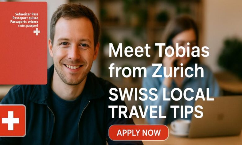 Meet Tobias from Zurich - Swiss Local Travel Tips