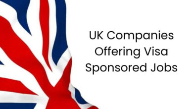 UK Companies Offering Visa Sponsored Jobs