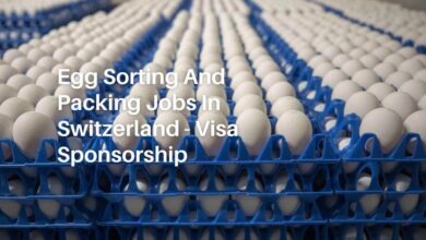Egg Sorting And Packing Jobs In Switzerland - Visa Sponsorship