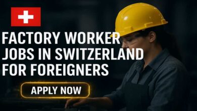 Factory Worker Jobs in Switzerland for Foreigners