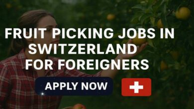 Fruit Picking Jobs in Switzerland for Foreigners
