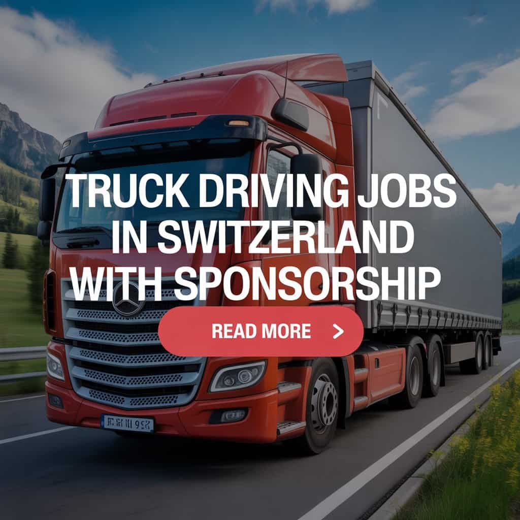 Truck Driving Jobs in Switzerland with Sponsorship