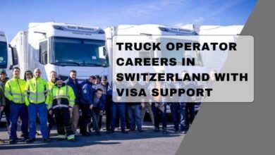 Truck Operator Careers In Switzerland With Visa Support