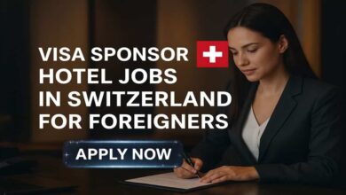 Visa Sponsor Hotel Jobs in Switzerland For Foreigners
