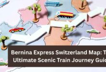 Bernina Express Switzerland Map The Ultimate Scenic Train Journey Guide