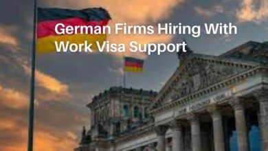 German Firms Hiring With Work Visa Support