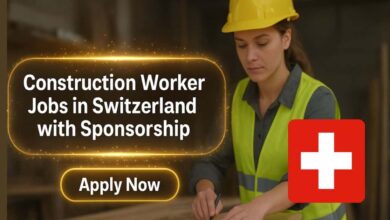 Construction Worker Jobs in Switzerland with Sponsorship