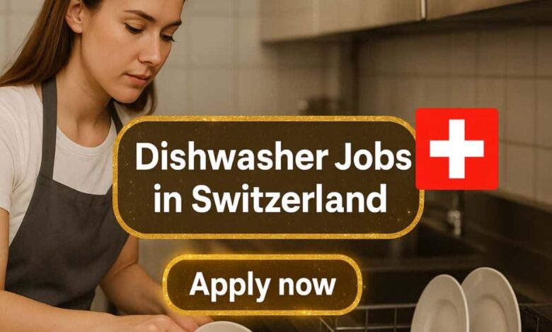 Dishwasher Jobs in Switzerland
