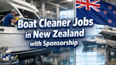Boat Cleaner Jobs in New Zealand with Sponsorship