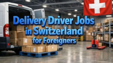 Delivery Driver Jobs in Switzerland for Foreigners