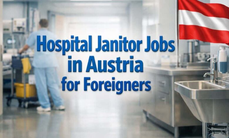 Hospital Janitor Jobs in Austria for Foreigners
