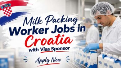 Milk Packing Worker Jobs in Croatia with Visa Sponsor