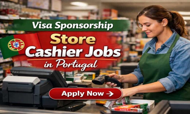 Visa Sponsorship Store Cashier Jobs in Portugal