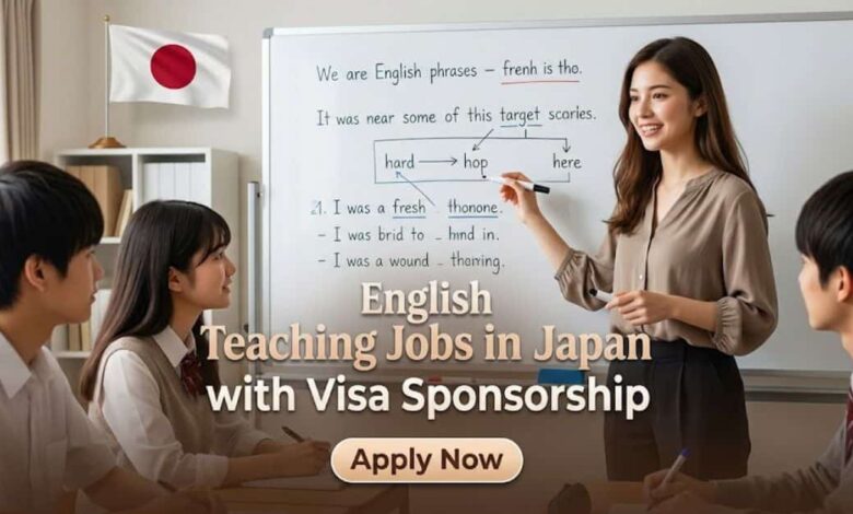 English Teaching Jobs in Japan with Visa Sponsorship