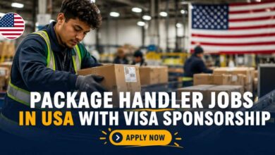Package Handler Jobs in USA with Visa Sponsorship